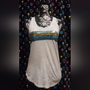 #11 VS Pink Ombre Bling Tank ✨